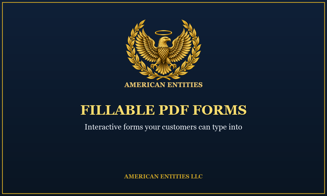 Fillable PDF forms